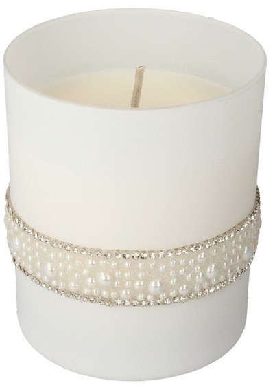 Artman Candles Candles Crystal Glass Świeca zapachowa Pearl biała 1szt