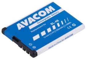 Avacom Bateria do notebooków pro Nokia 6111 Li-Ion 3,7V 750mAh náhrada BL-4B) GSNO-BL4B-S750)