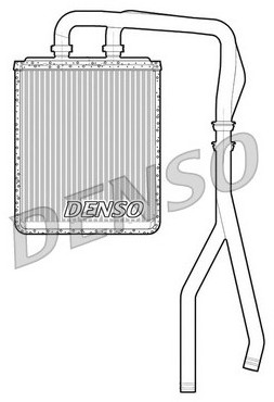 DENSO Wymiennik ciepła, ogrzewanie wnętrza DRR12010