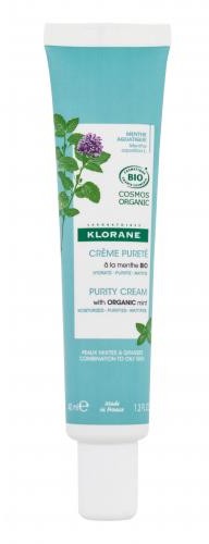 Klorane Aquatic Mint Purity Cream krem do twarzy na dzień 40 ml