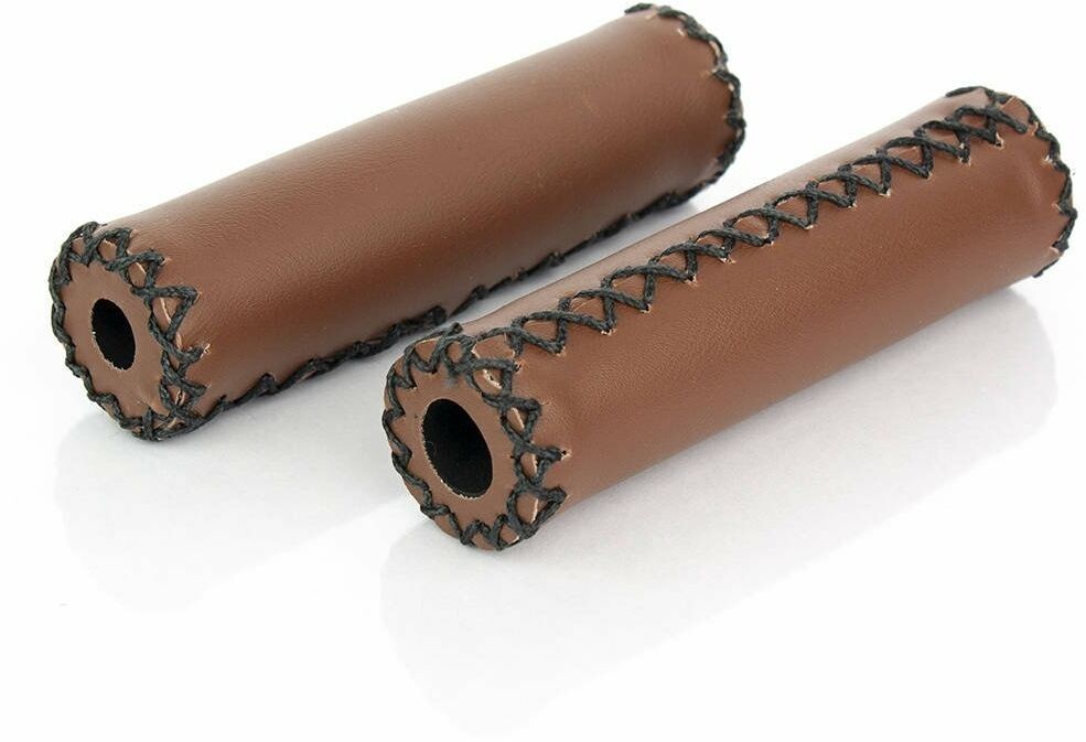 Nieznany Chwyty kierownicy City gąbka z pokryciem 120 mm brązowe para 030511y