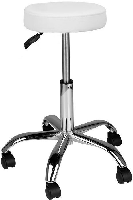 TABORET KOSMETYCZNY AM-310 BIAŁY 129898