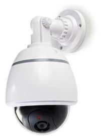 Фото - Камера відеоспостереження Nedis Atrapa kamery bezpieczeństwa  z migającą diodą LED, domowa, IP44, zew 