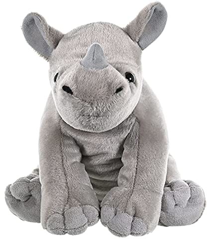 Wild Republic 10915 rhinocéros bébé, futro, molleux Cadeau, pluszowy nosorożec Baby, Cuddlekins Kuscheltier, pluszowe zwierzątko 30 cm 10915