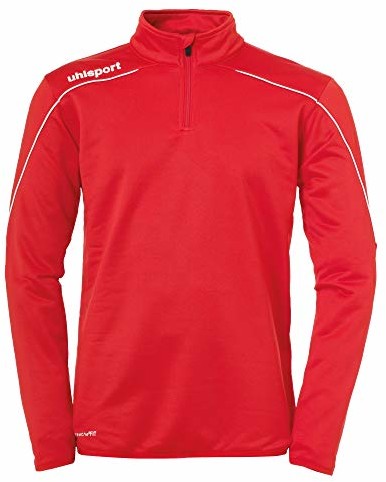 Uhlsport Męska stream 22 1/4 Zip Top odzież wierzchnia, czerwono-biała, XXL