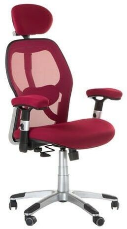 Bs fotel ergonomiczny corpocomfort bx-4144 czerwony