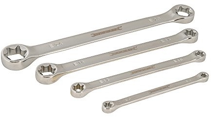 Silverline Silver Line 241501 klucz torx, 4-częściowy komplet E6  E24 241501