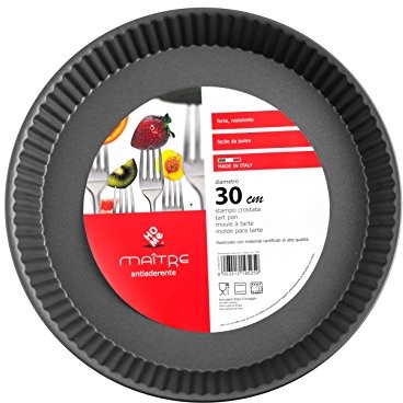 Home Maitre quiches kształt, powłoka zapobiegająca przywieraniu, 30 cm, antracyt 8003512195259