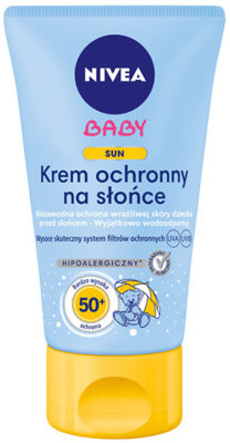 Nivea Baby, krem ochronny na słońce, SPF 50+, 75 ml