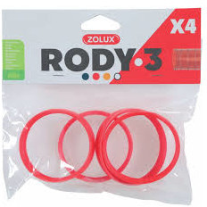 Zolux Złączka RODY3 4 szt kol czerwony