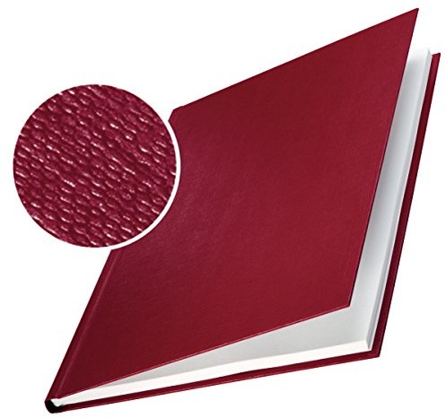 Leitz 73920028 książka wiązania Binder impressBIND, Hard Cover, A4, 10,5 MM, 10 sztuk, bordo 73920028