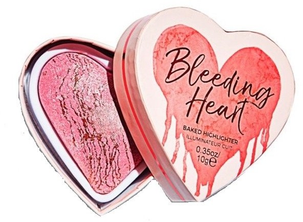 Revolution Makeup Makeup Revolution, Bleeding Heart, wypiekany rozświetlacz do twarzy, 10 g