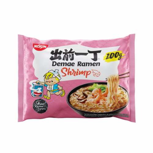 Nissin Makaron instant Ramen Shrimp Nissin 100g