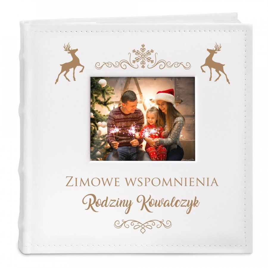 NA Murrano Album Rodzinny GRAWER Prezent Święta Zimowe wspomnienia ALB-SO-WH-CO2-019