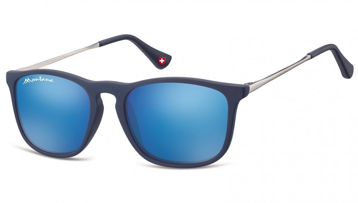 Montana Okulary dziecięce nerdy Unisex lustrzanki matowe CS72A CS72A