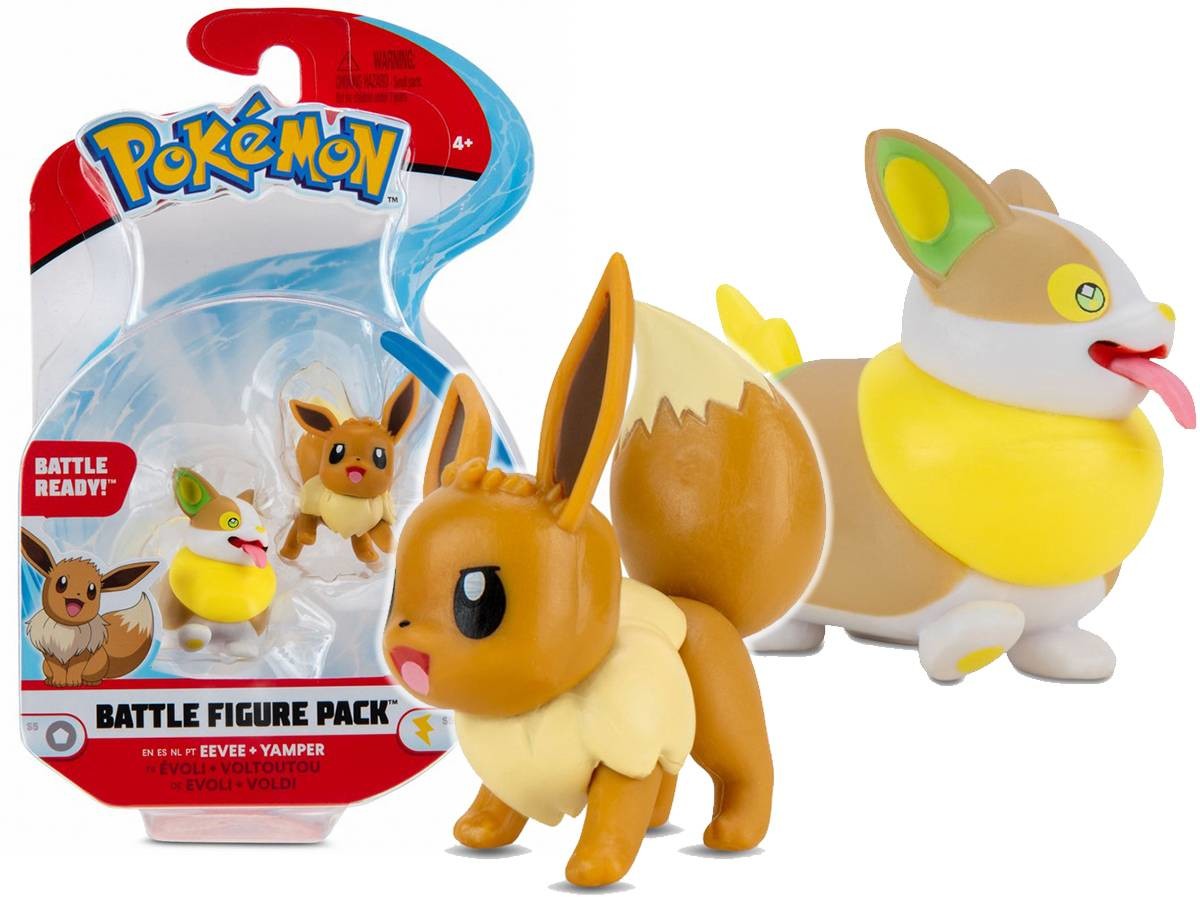 POKEMON Pokemon Figurka Yamper i Eevee Battle 0000045037