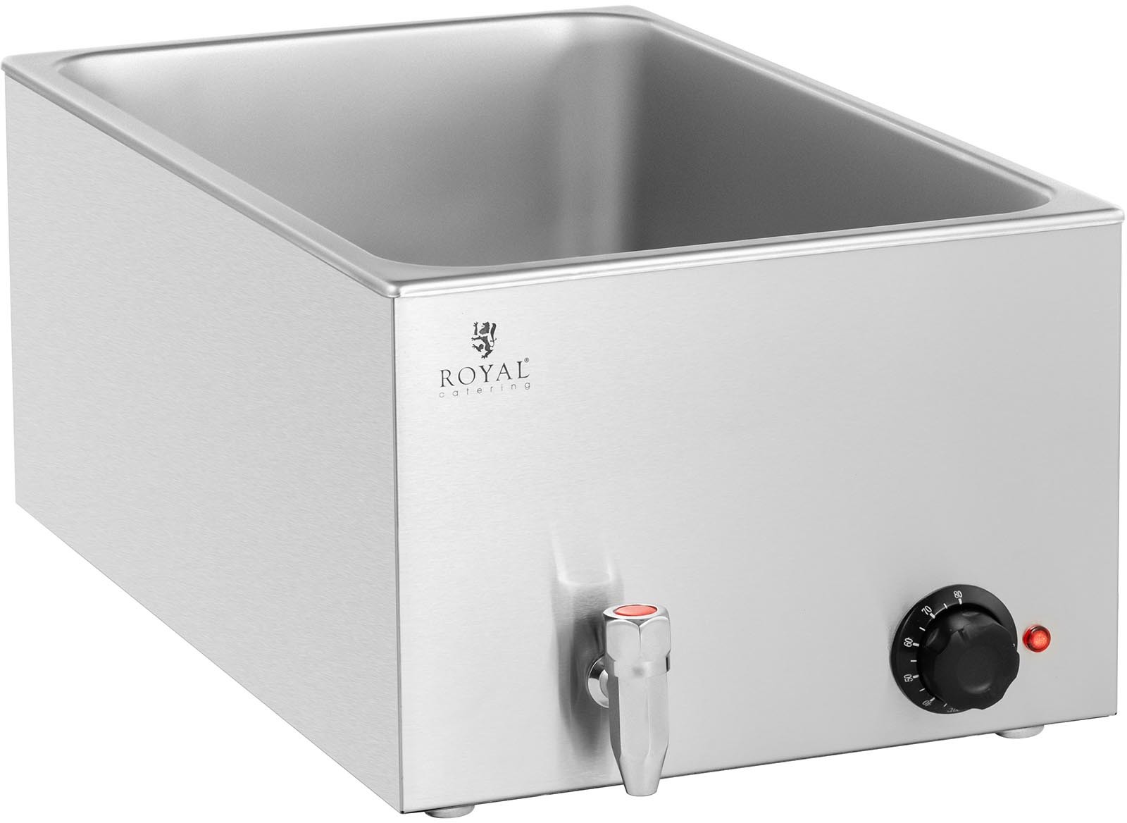 Royal Catering Bemar 600 W GN 1/1 bez pojemnika kranik spustowy RCBM_GN1/1