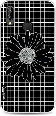 Casetastic Etui na telefon P20 Lite, cienkie etui z tworzywa TPU. Amortyzujące i odporne na zarysowania etui do Huawei P20 Lite Daisy Grid Black Casetastic 77803