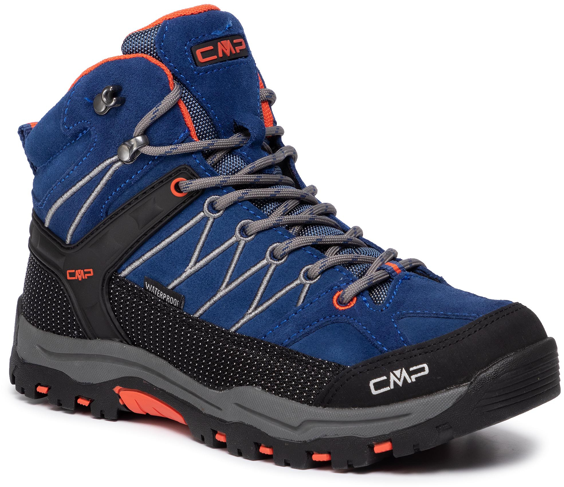 Trekkingi CMP - Kids Rigel Mid Trekking Shoes Wp 3Q12944J Marine/Tango 05MD