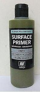 Vallejo Podkład akrylowo-poliuretanowy IJA-Tsuchi-KUSA-IRO Earth Green (early) / 200ml (Vallejo 74 Vallejo 74611