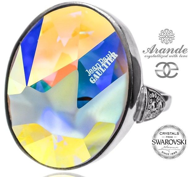 Swarovski Arande NOWE pierścionek AURORA JEAN PAUL GAULTIER SREBRO 700304