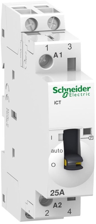 SCHNEIDER Ict 25a 2no 230...240vac 50hz manually o A9C21732