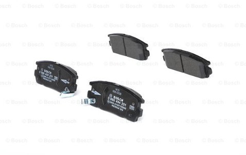 Bosch Zestaw klocków hamulcowych, hamulce tarczowe 0 986 494 251