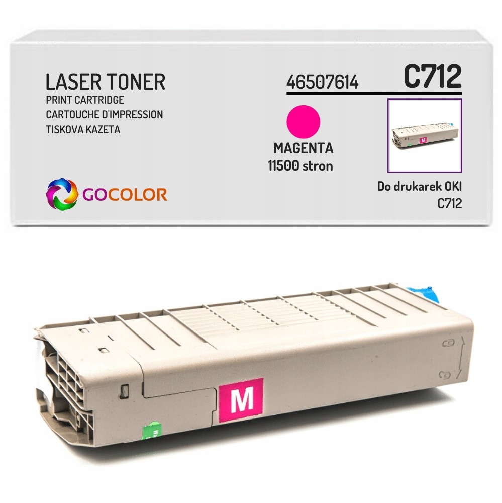 Toner do drukarki Oki C712DN 46507614 Magenta
