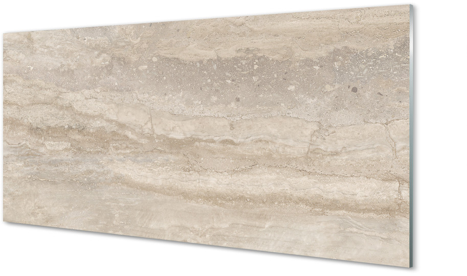 Tulup.pl Szklany Panel Kamień beton marmur 125x50cm