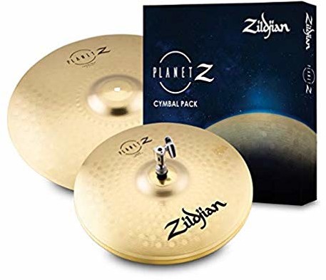 Zildjian Zildjian ZP1418 Planet Z Series - podstawowy pakiet talerzy - 35,5 cm Hi-Hat i 45,7 cm Crash ZP1418