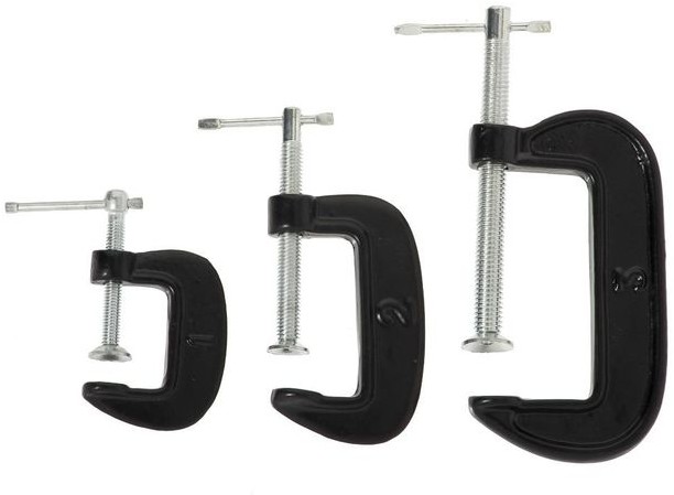 CONDOR Komplet ścisków typ. C CON-CG-S01 dł. 6 cm / 10 cm / 12,5 cm