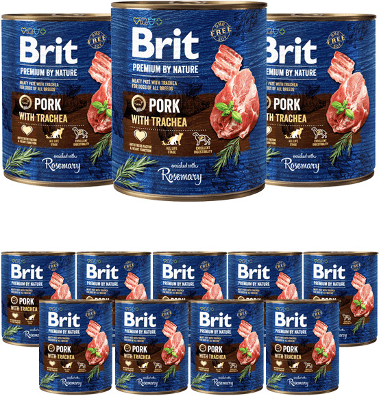 Brit Premium By Nature Pork with Trachea 800g