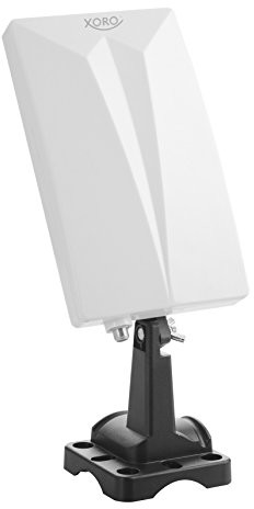 Xoro HAN 600 antena DVB-T2 aktywnych Kombo z wbudowanym wzmacniaczem (LTE filtrowania szumów, przewód przyłączeniowy 3,5 m, na zewnątrz i wewnątrz) Biały HAN 600