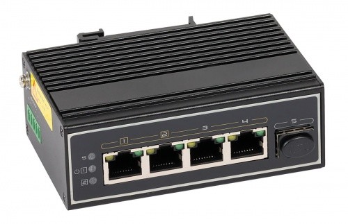 Ultipower Switch przemysłowy PoE 341SFP 4xGE 341SFP