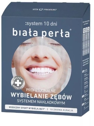 Vitaprodukt Biała Perła zestaw System 10 dni + pasta do zębów dla pijących kawe i herbatę 2 sztuki Długi termin ważności! 7052103