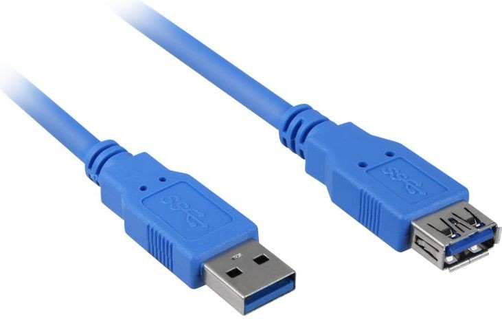Sharkoon Kabel USB USB 3.0 przedłużacz blue1 m - 4044951010875