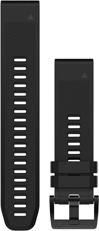 Garmin QuickFit Skórzany pasek do zegarka 22mm, black 2019 Akcesoria do zegarków 010-12740-01