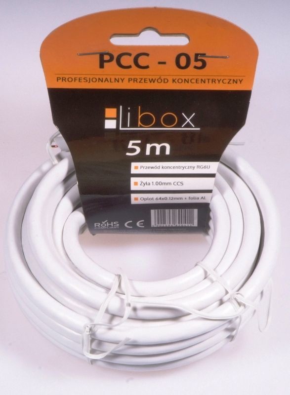 Libox Kabel Kabel ant RG6 5m PCC05 PCC05