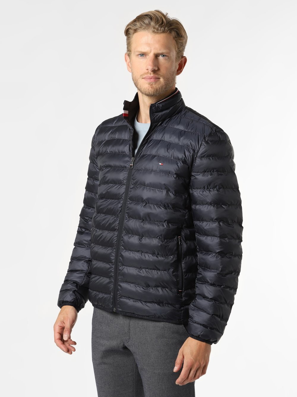 Tommy Hilfiger Męska kurtka pikowana, niebieski