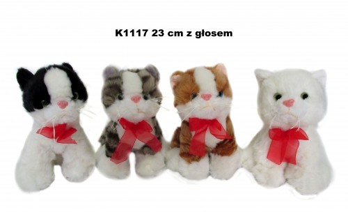 Sun-Day Pluszak Kot z Głosem 23 cm K1117