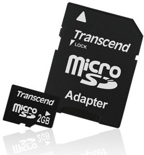 Transcend (+ adapter) 2GB (TS2GUSD)