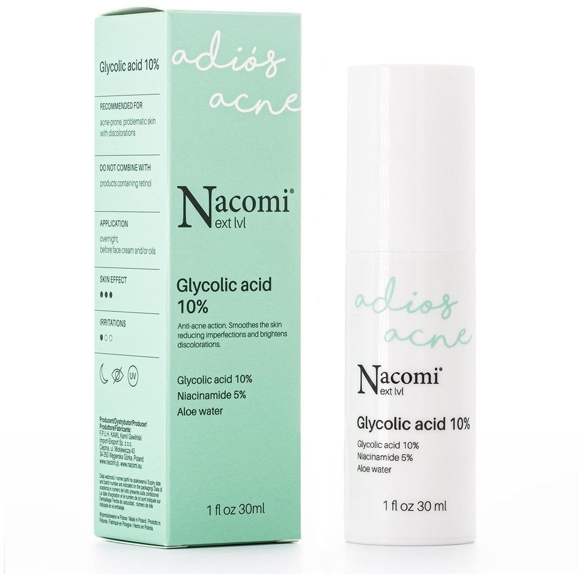 Nacomi Next Level Kwas Glikolowy 10% 30ml 95283-uniw