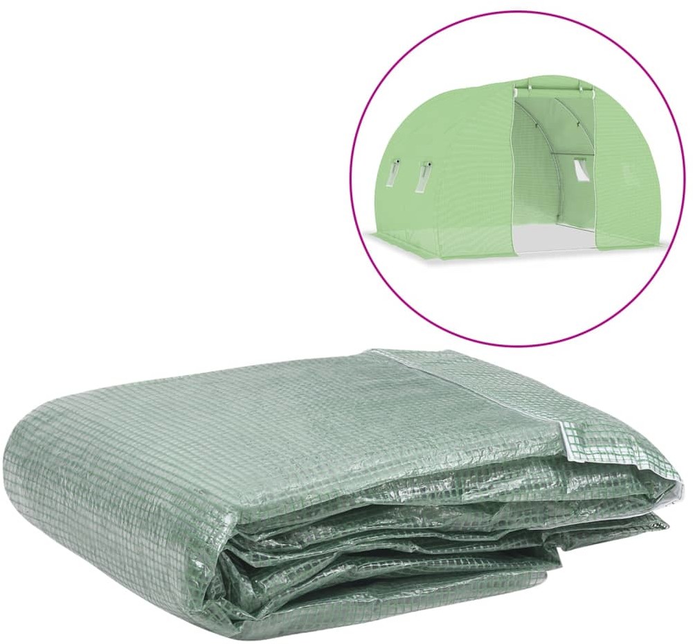 vidaXL Zastępcze pokrycie szklarni (6 m), 200x300x200 cm, zielone