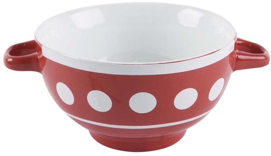 Orion Ceramiczna miska do zupy Kropka, 0,6 l