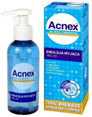 Acnex Emulsja Myjąca 140ml Z Dozownikiem Trądzik