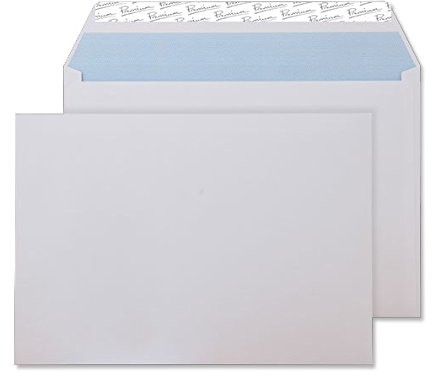 Premium Office wysyłka na telefon komórkowy, z zamkiem w konkurencyjnej taśmy klejącej, C5, 162 X 229 MM, odcień Ultra-biały, 50 sztuki 34214