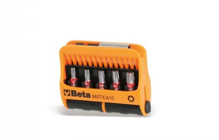 Beta ZESTAW KOŃC.WKRET.TORX 10 SZT+UCHW.MAGN. 860TX/A10