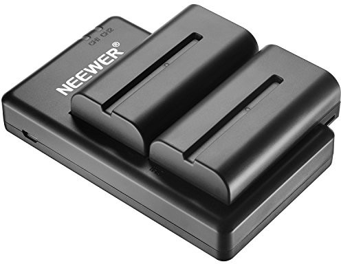 Sony Neewer 2 sztuki 2600 mAh Litowo-Jonowy akumulator zapasowy do NPF550/570/530 odpowiedni do ręcznie zasilanie, Neewer CN-160 CN-216 LED światła, Neewer 759 74 K 760 feelw 759 74 K 760 W pisak 10089576