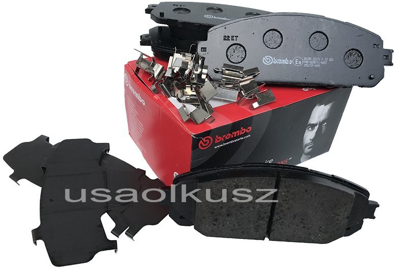 brembo Przednie klocki hamulcowe 2-tłoki Jeep Cherokee KL 2014 P37021