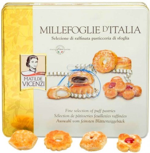 Matilde Vicenzi Ciastka Vicenzi Millefoglie d'Italia 240g w metalowanej puszce D65F-30765